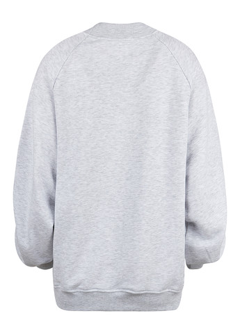 Светло-серый свитшот Garnamama надпись без декора (315448252)