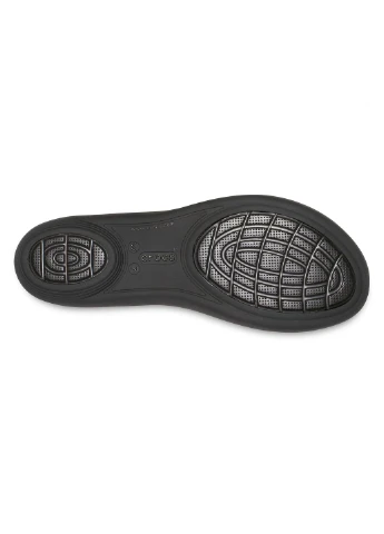 Черные босоножки Crocs