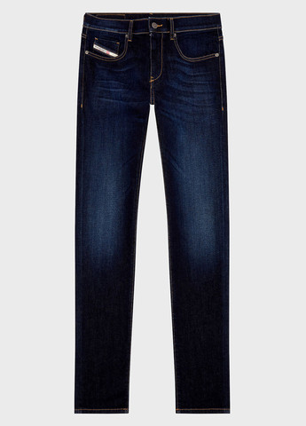 Синие демисезонные регюлар фит джинсы Diesel