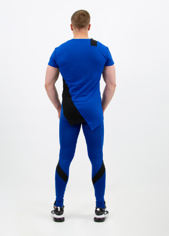 Синяя мужская спортивная футболка grade b-blue FitU