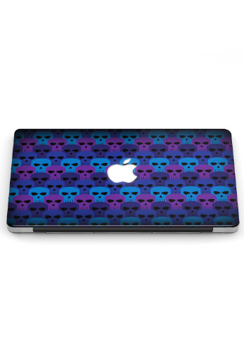 Чехол пластиковый для Apple MacBook Pro 13 A1278 Паттерн черепа (Skull pattern) (6347-2455) MobiPrint (218867321)