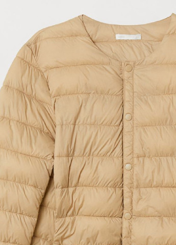 Бежева демісезонна утеплена куртка для вагітних H&M