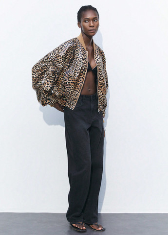 Світло-бежева демісезонна куртка SHEIN