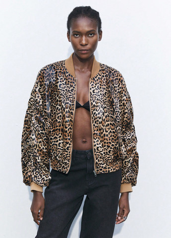 Світло-бежева демісезонна куртка SHEIN