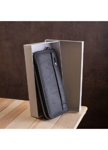 Мужской кожаный кошелек 10х20х3 см st leather (229461268)