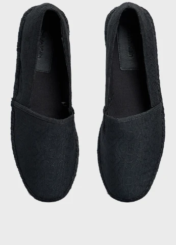 чорні еспадрилі Calvin Klein логотип (328105291)