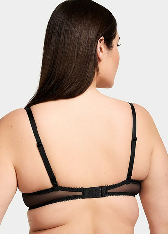 Чорний демісезонний комплект (ліф, трусики) Victoria's Secret