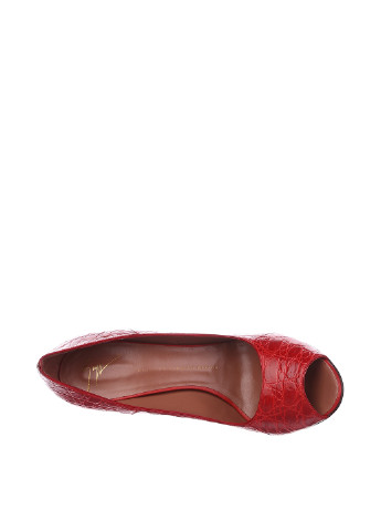 Туфлі Giuseppe Zanotti туфлі-човники однотонні червоні кежуали