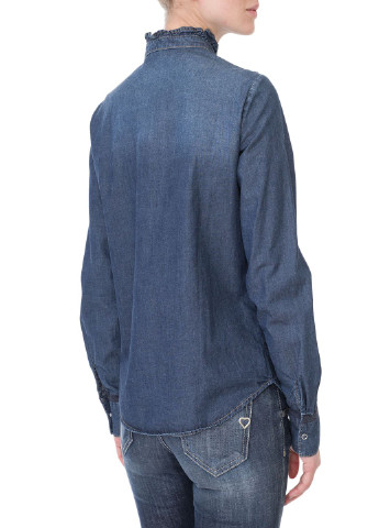 Синяя блуза Oui