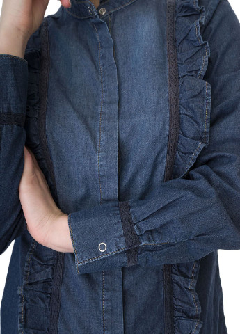 Синяя блуза Oui