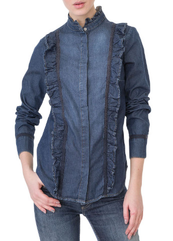 Синяя блуза Oui