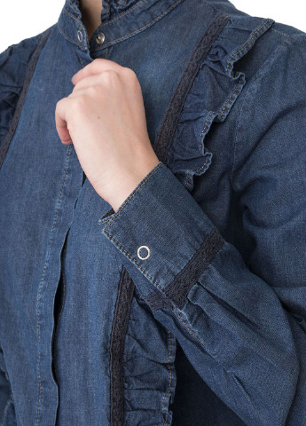 Синяя блуза Oui