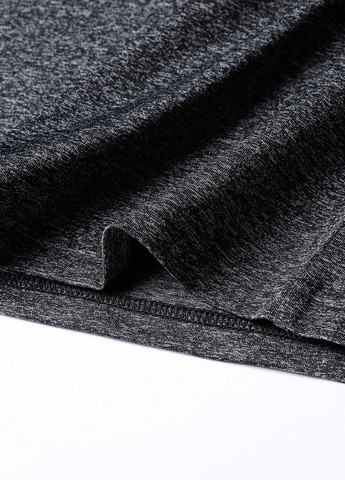 Темно-сірий літній костюм (футболка, шорти) з шортами SHEIN