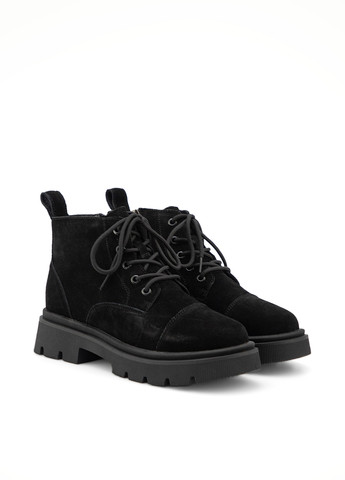 Осенние ботинки Respect без декора из натуральной замши