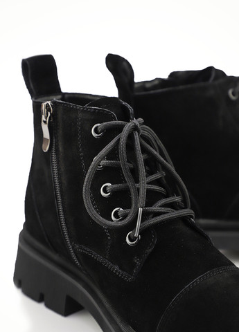 Осенние ботинки Respect без декора из натуральной замши