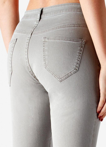 Серые демисезонные скинни джинсы Fashion Forms