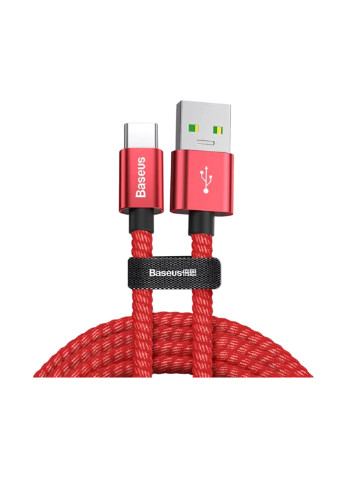 Кабель Double Fast Charging USB Cable USB for Type-C 5A 1M Red (CATKC-A09) Baseus double fast charging usb cable type-c (135000241)