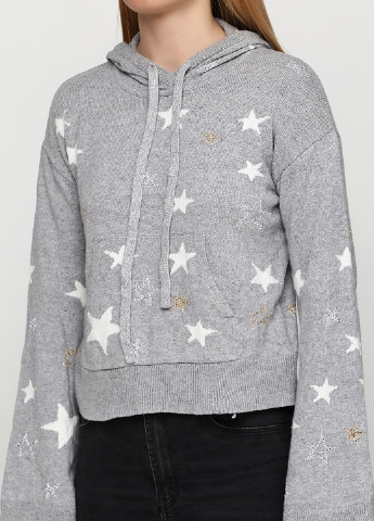 Светло-серый демисезонный свитер Gap