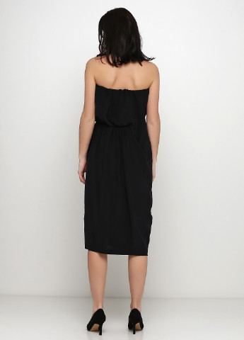 Чорна кежуал плаття, сукня з відкритими плечима By Malene Birger однотонна