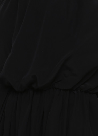 Черное кэжуал платье с открытыми плечами By Malene Birger однотонное
