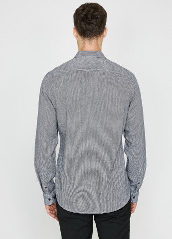 Черно-белая кэжуал рубашка KOTON