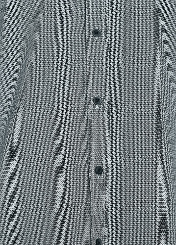 Черно-белая кэжуал рубашка с геометрическим узором KOTON