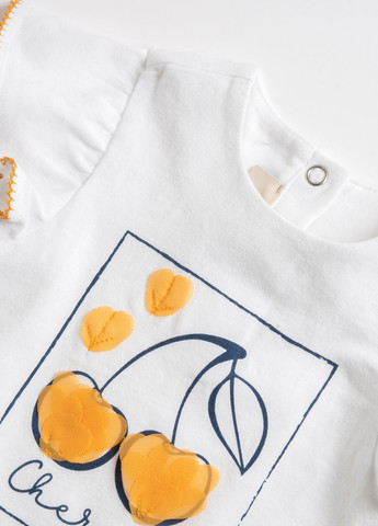 Біла літня футболка Chicco