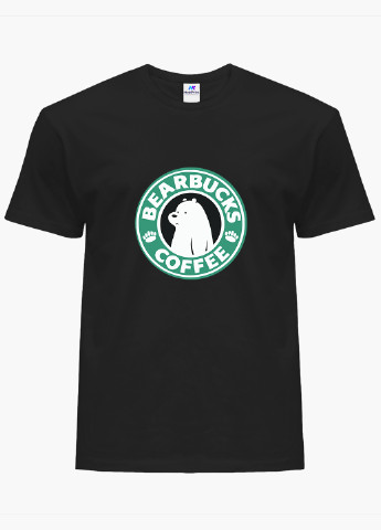 Чорна демісезон футболка жіноча білий ведмідь вся правда про ведмедів (we bare bears) (8976-2889) xxl MobiPrint