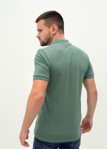 Зеленая футболка-поло для мужчин Stendo