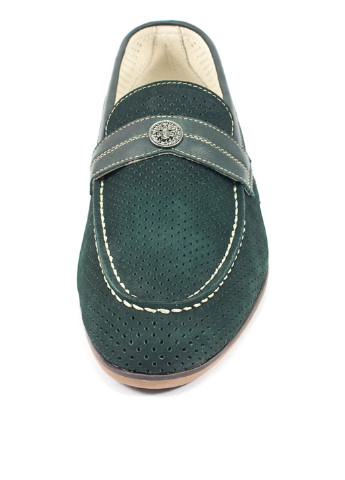 Темно-зеленые кэжуал туфли Mida без шнурков