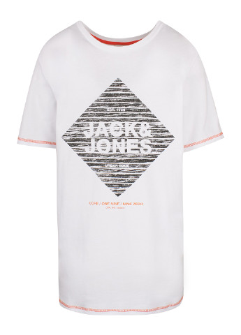 Белая футболка Jack & Jones