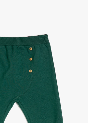 Зеленые кэжуал демисезонные брюки зауженные KOTON