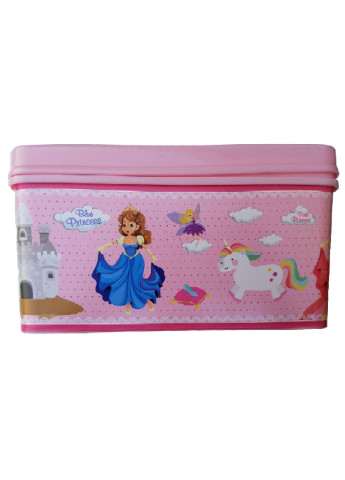 Пластиковый прямоугольный контейнер органайзер с крышкой ящик коробка для хранения 5,5л 20x28x12 см (472855-Prob) Принцессы Francesco Marconi (251136017)