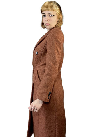 Коричневе демісезонне Пальто двобортне H&M