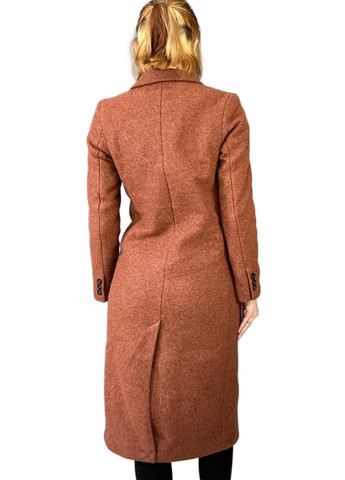 Коричневе демісезонне Пальто двобортне H&M