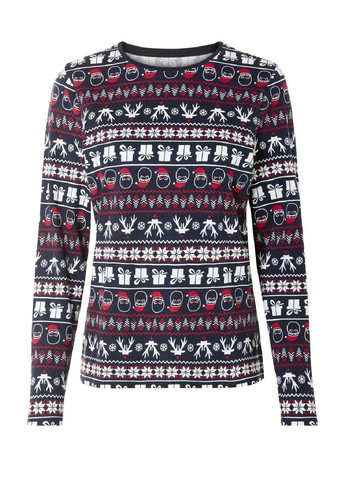 Комбінована всесезон піжама (лонгслів, штани) лонгслів + брюки Esmara