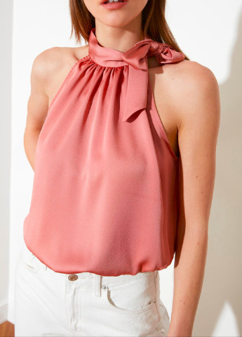 Розовая летняя блуза AMORI