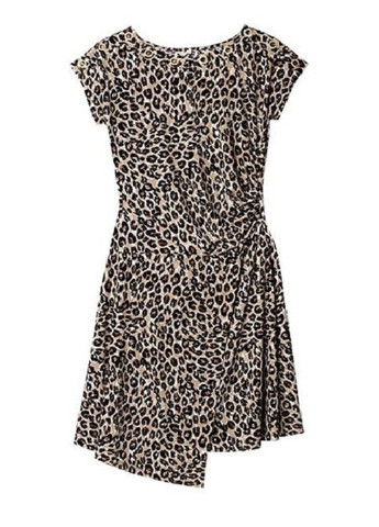 Бежева кежуал сукня Signature Collection леопардовий