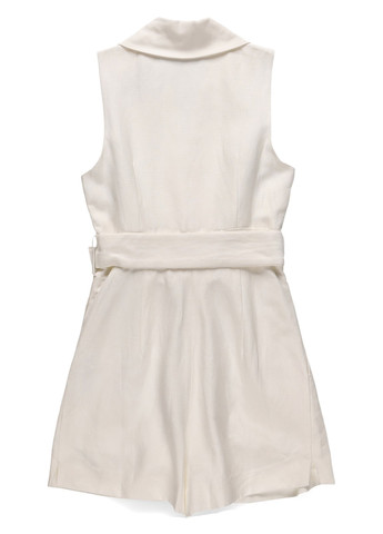 Комбінезон Forever New комбінезон-шорти однотонний молочний кежуал льон, віскоза