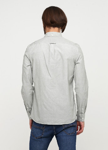 Сорочка H&M меланж сіра ділова бавовна