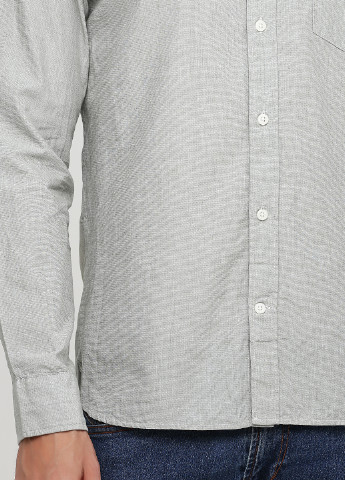 Сорочка H&M меланж сіра ділова бавовна