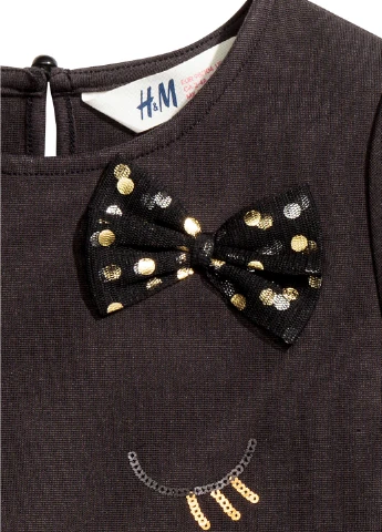 Чёрное платье H&M (183014905)