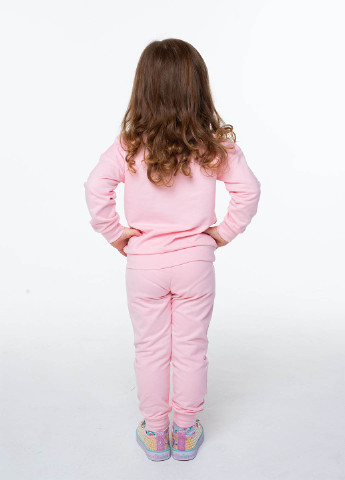 Розовый демисезонный комплект (свитшот, брюки) Vidoli