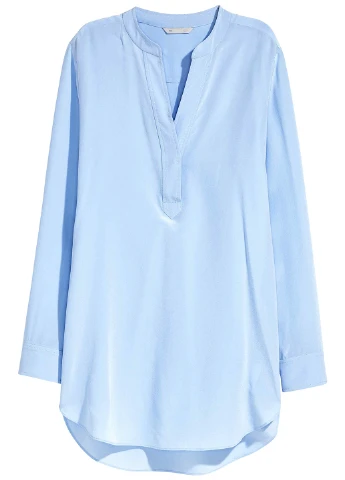 Голубая блуза H&M