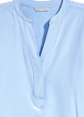 Голубая блуза H&M