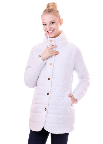 Белая демисезонная куртка Loran