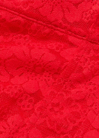 Червоний демісезонний комплект (топ, трусики) Victoria's Secret