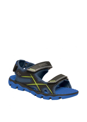 Синие спортивные сандалии Regatta на липучке для мальчика