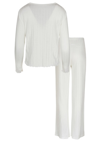 Молочная всесезон пижама (лонгслив, брюки) лонгслив + брюки Fleri