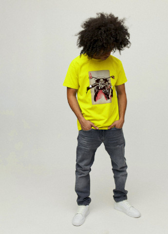 Жовта футболка чоловіча YAPPI